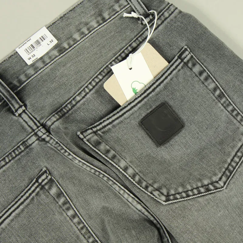 Carhartt WIP Klondike Pant Maitland - Black Light Used Wash-1